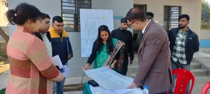 मुख्य विकास अधिकारी ने पेयजल योजना का किया स्थलीय निरीक्षण