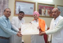 राज्य स्तरीय गन्ना सलाहकार समिति के उपाध्यक्ष श्यामवीर सैनी ने टेका श्री दरबार साहिब में मत्था