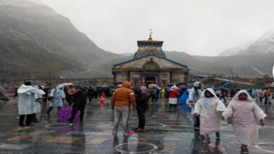 भारी बारिश का अलर्ट, रोकी गई केदारनाथ मद्महेश्वर यात्रा।