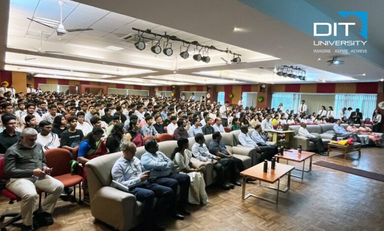 DIT विश्वविद्यालय में ‘दीक्षारंभ 2025’ के साथ नए शैक्षणिक सत्र की प्रेरणादायक शुरुआत DIT विश्वविद्यालय में ‘दीक्षारंभ 2025’ के साथ नए शैक्षणिक सत्र की प्रेरणादायक शुरुआत