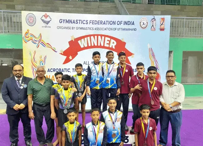 दून में जिम्नास्टिक का जलवा: महाराष्ट्र और पश्चिम बंगाल ने जमाई धाक दून में जिम्नास्टिक का जलवा: महाराष्ट्र और पश्चिम बंगाल ने जमाई धाक